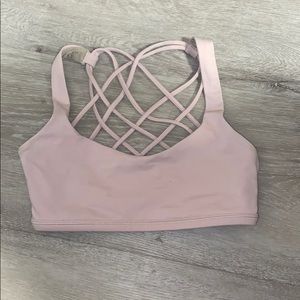 Lululemon free to be wild bra color is pink glow